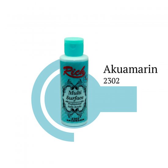 Rich Multi Surface Boya 2302 Akuamarin 120 cc