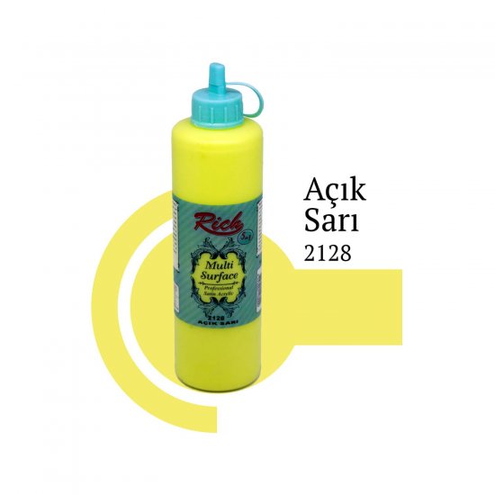 Rich Multi Surface Boya 2128 Açık Sarı 500 cc