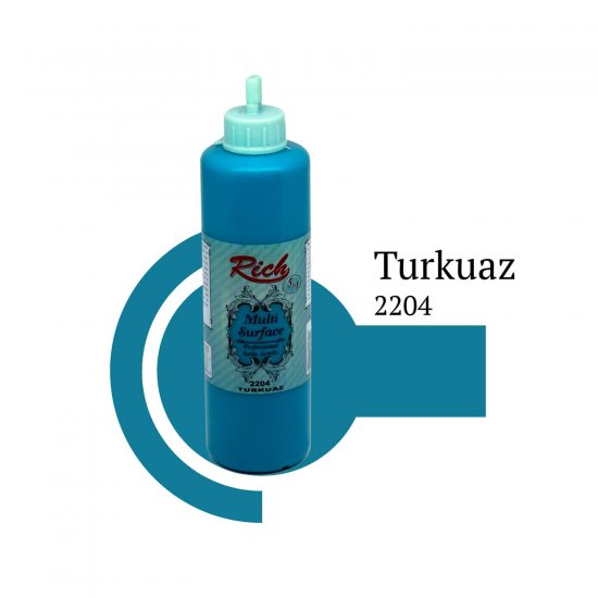 Rich Multi Surface Boya 2204 Turkuaz 500 cc