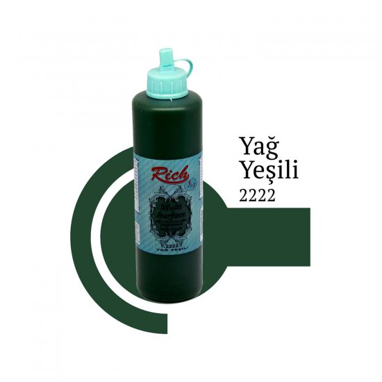 Rich Multi Surface Boya 2222 Yağ Yeşili 500 cc