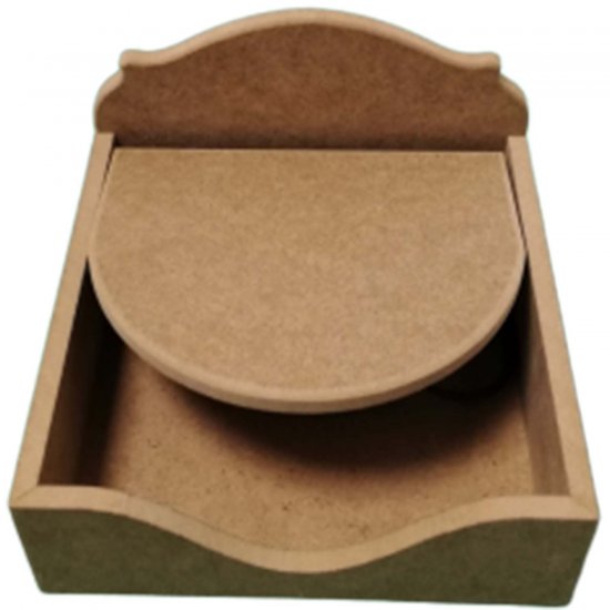 Peçetelik Yarım Kapak 18,5x12x18,5cm