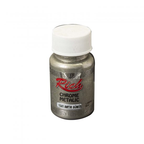 Rich 1541 Antik Gümüş 50cc Chrome Metalik Boya