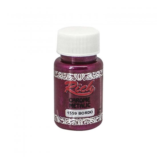 Rich 1559 Bordo 50cc Chrome Metalik Boya