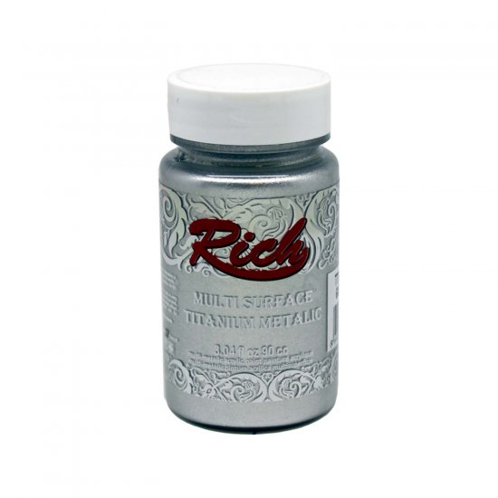 Rich 2502 Gümüş 90cc Multi Titanyum Metalik Boya