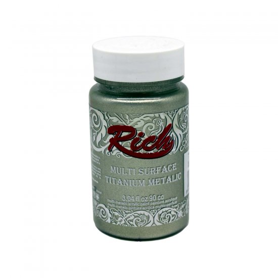 Rich 2504 Antik Gümüş 90cc Multi Titanyum Metalik Boya