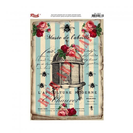 6810 Açık Zemin Kolay Transfer 33x23cm
