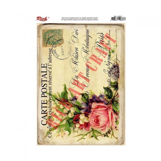 6832 Açık Zemin Kolay Transfer 33x23cm