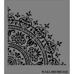 Duvar Stencil 018 50x56 Cm