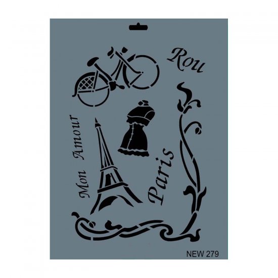 Stencil New 279 Serisi 25x35