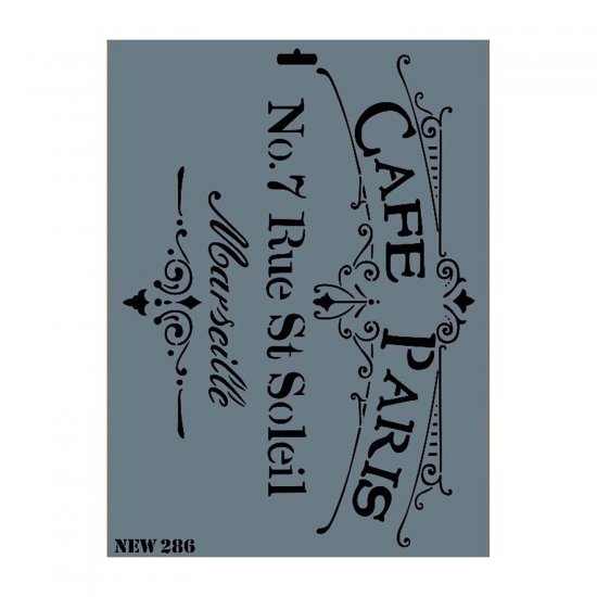 Stencil New 286 Serisi 25x35