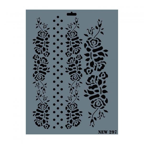 Stencil New 297 Serisi 25x35