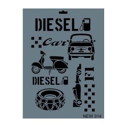 Stencil New 314 Serisi 25x35