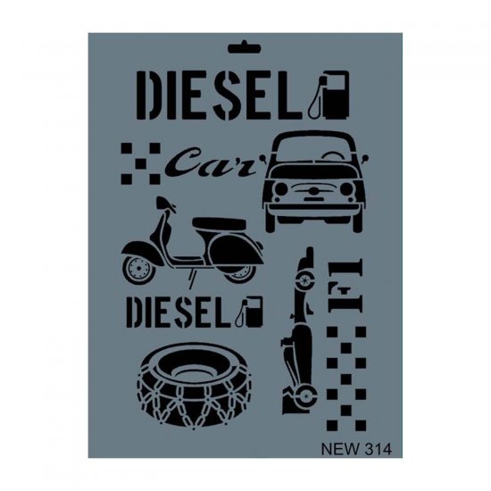 Stencil New 314 Serisi 25x35