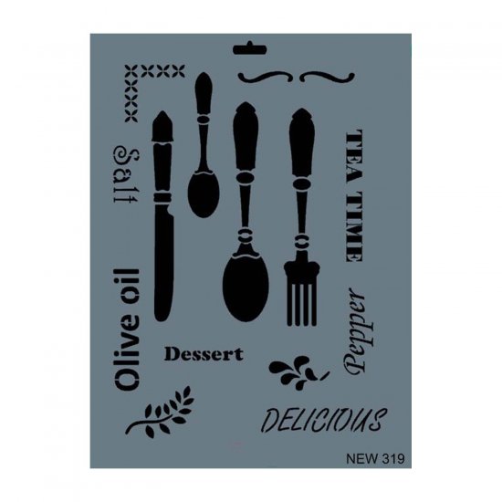 Stencil New 319 Serisi 25x35
