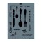 Stencil New 319 Serisi 25x35