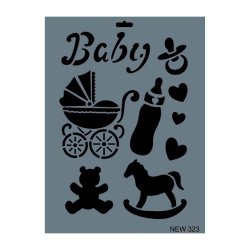Stencil New 323 Serisi 25x35