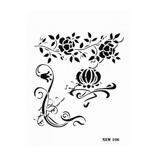 Stencil New106 Serisi 25x35