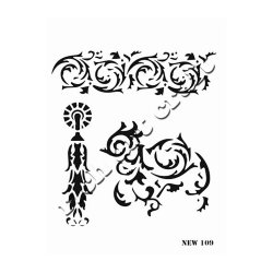 Stencil New109 Serisi 25x35
