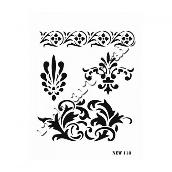 Stencil New118 Serisi 25x35
