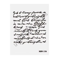 Stencil New170 Serisi 25x35