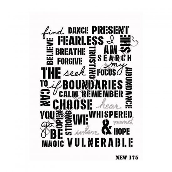 Stencil New175 Serisi 25x35