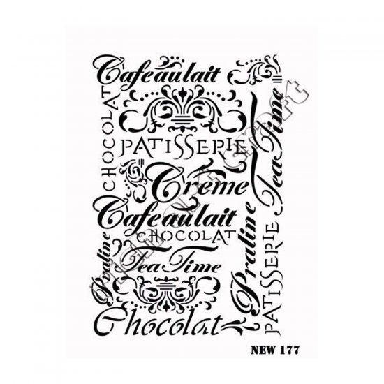 Stencil New177 Serisi 25x35