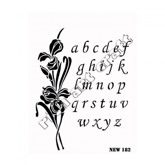 Stencil New182 Serisi 25x35