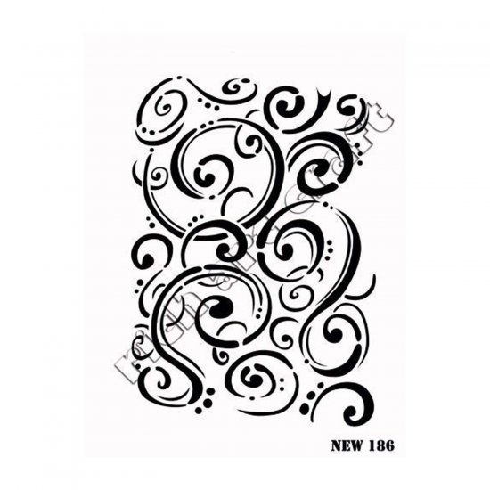 Stencil New186 Serisi 25x35