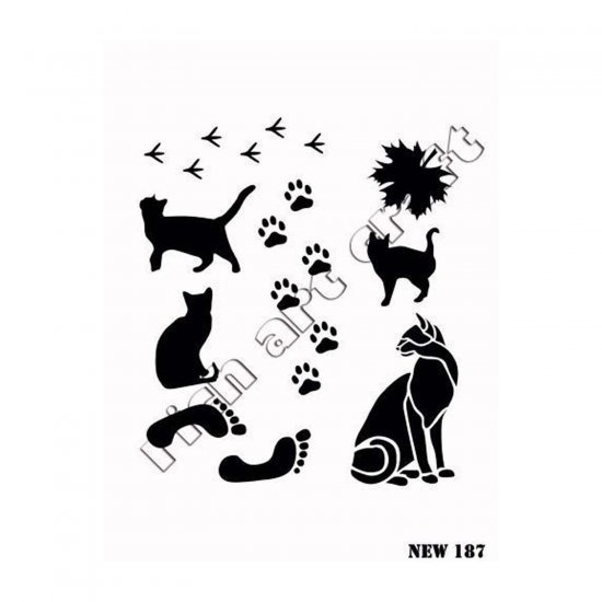 Stencil New187 Serisi 25x35