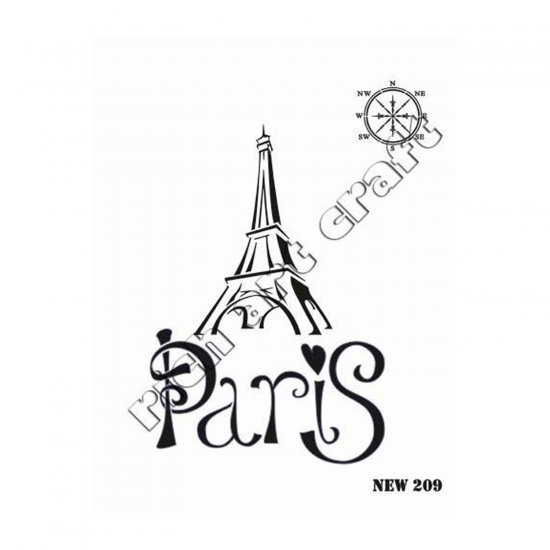 Stencil New209 Serisi 25x35