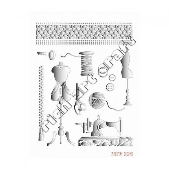 Stencil New229 Serisi 25x35