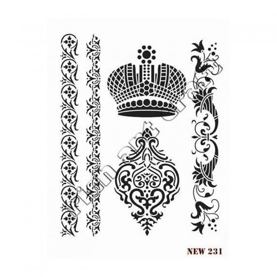 Stencil New231 Serisi 25x35