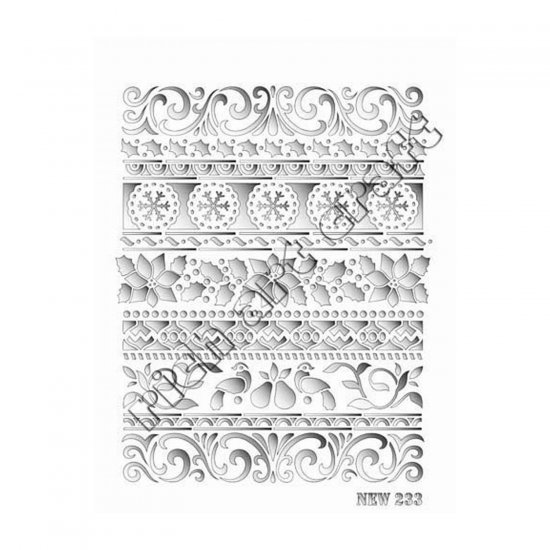 Stencil New233 Serisi 25x35