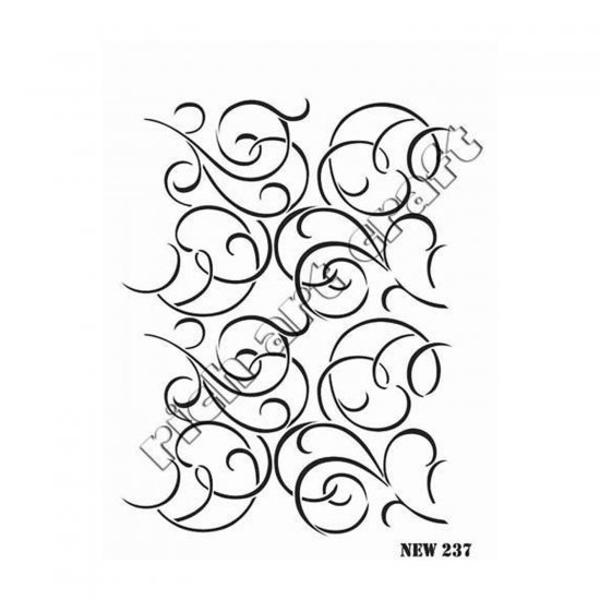 Stencil New237 Serisi 25x35