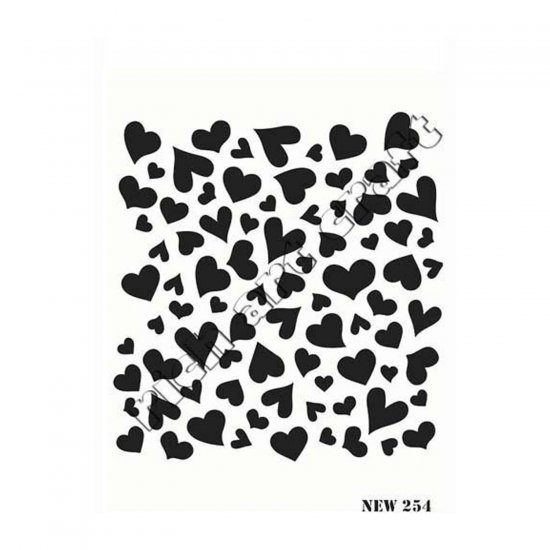Stencil New254 Serisi 25x35