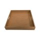 Kare Tepsi Dik Büyük 35x35x5 cm