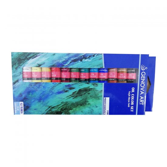 Cenova Art Yağlı Boya Başlangıç Seti Seti 12li 12x12ml