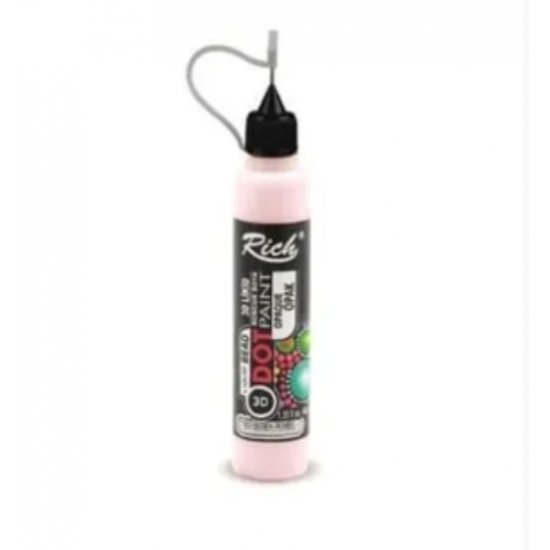 Rich Dot Paint 3d Likit Boncuk Boya Opak Bebek Pembe 40 cc 11993
