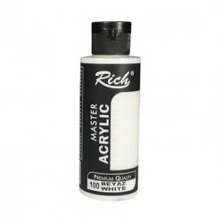 Rich Master Akrilik Boya 100 Beyaz 120 cc