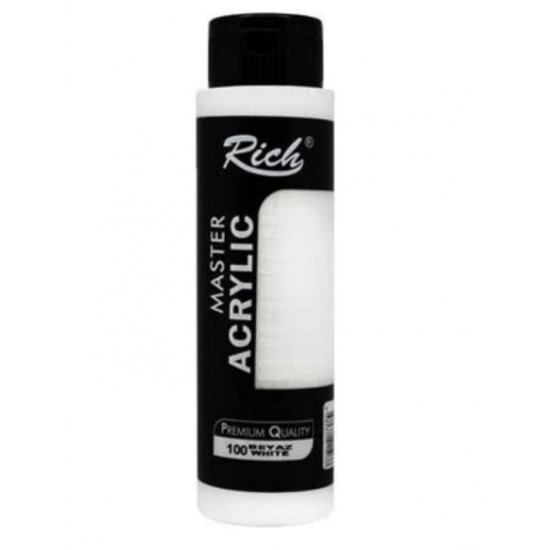 Rich Master Akrilik Boya 100 Beyaz 500 cc