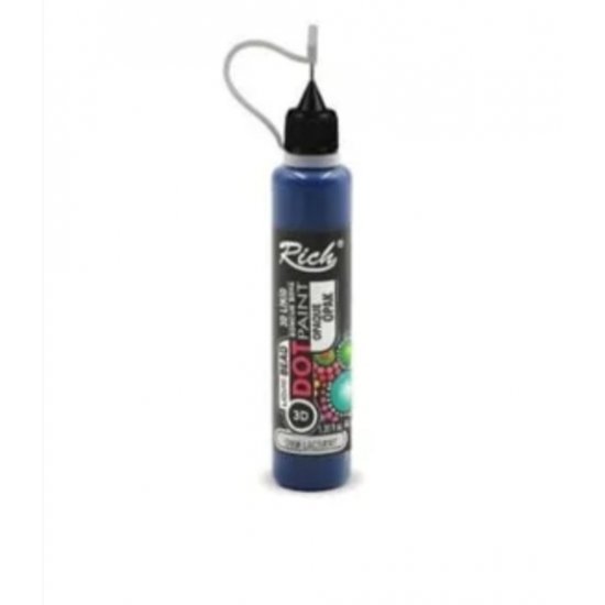 Rich Dot Paint 3d Likit Boncuk Boya Opak Lacivert 40 cc 12008
