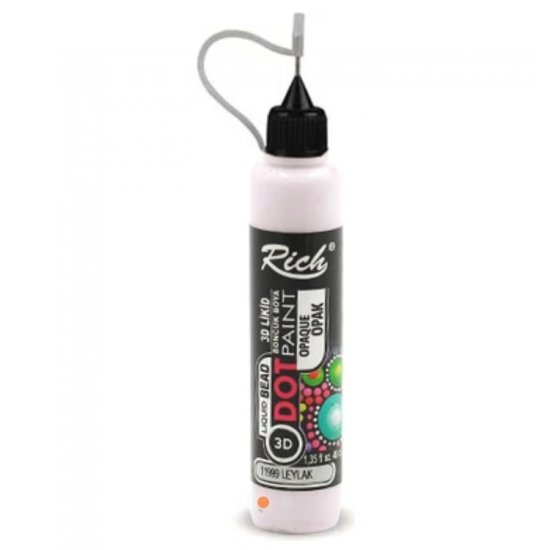 Rich Dot Paint 3d Likit Boncuk Boya Opak Leylak 40 cc 11999