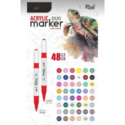 Rich Art-X Akrilik Marker Duo Çift Taraflı Kalem 17900-132
