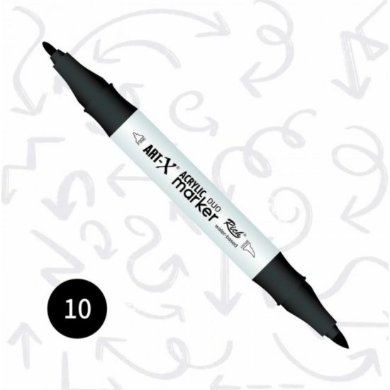 Rich Art-X Akrilik Marker Duo Çift Taraflı Kalem 17891-10