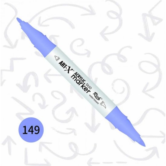Rich Art-X Akrilik Marker Duo Çift Taraflı Kalem 17925-149