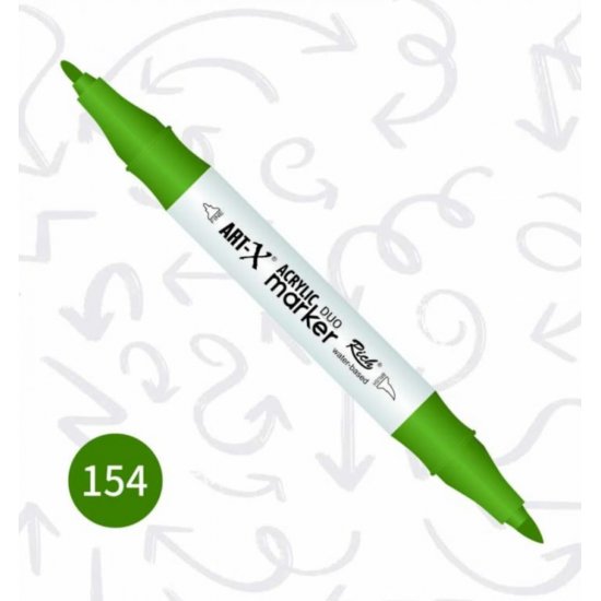 Rich Art-X Akrilik Marker Duo Çift Taraflı Kalem 17908-154