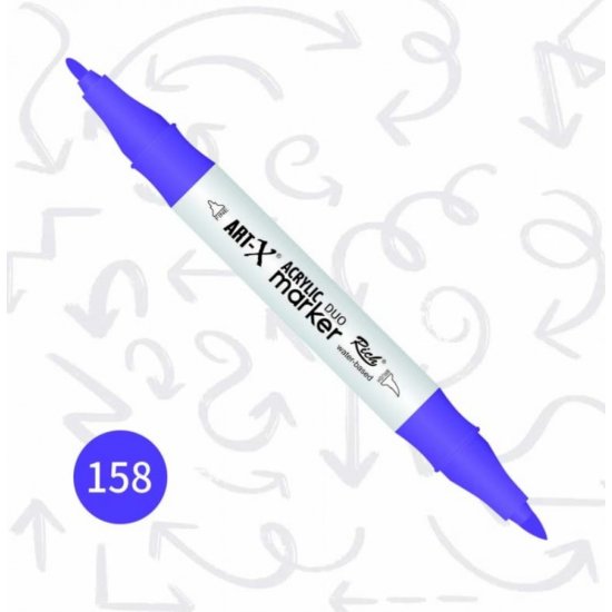 Rich Art-X Akrilik Marker Duo Çift Taraflı Kalem 17902-158