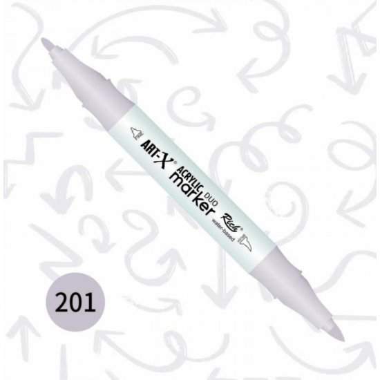 Rich Art-X Akrilik Marker Duo Çift Taraflı Kalem 17884-201