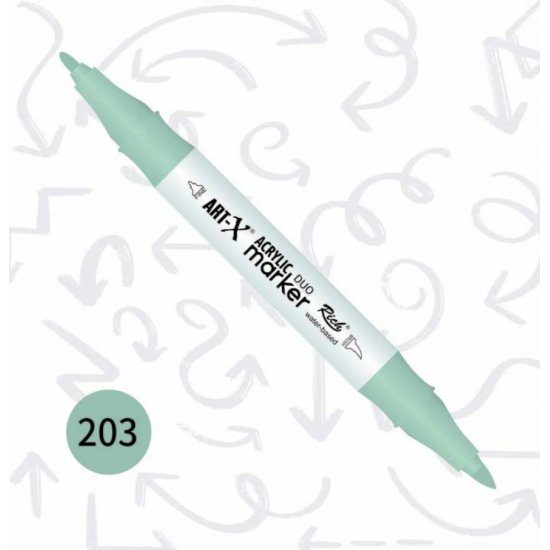 Rich Art-X Akrilik Marker Duo Çift Taraflı Kalem 17896-203