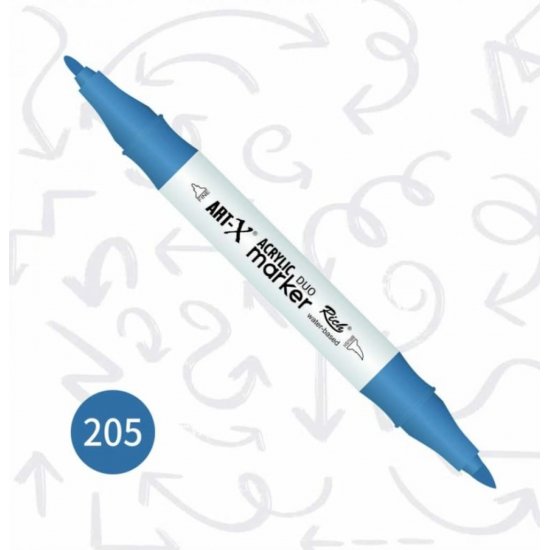 Rich Art-X Akrilik Marker Duo Çift Taraflı Kalem 17914-205